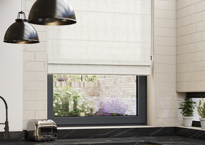 Laura Ashley Ambrose Pale, Natural - Roman Blind - Image 5